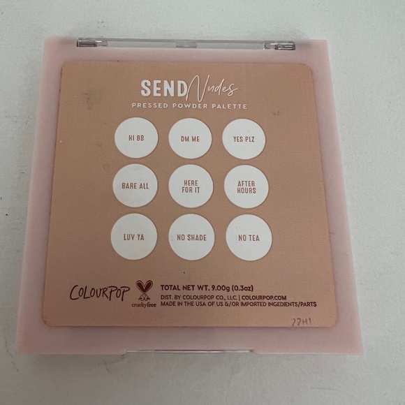 COLOURPOP Send Nudes 9-Color Eyeshadow Palette - Picture 4 of 5